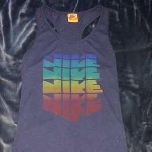 Nike blue tank top